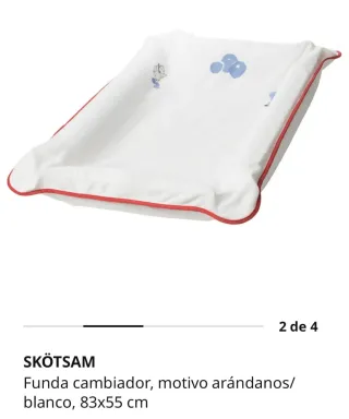 Funda cambiador bebé con diseño