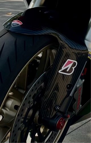 Guardabarros Hidroimpresion Carbono Ducati1098/848