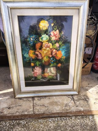 Quadro floreale Ozzici con cornice