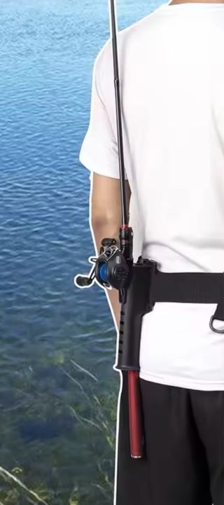 Portacañas pesca fishing con cinturón