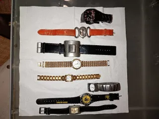 Lote de 5 Relojes (Oro y Plata)