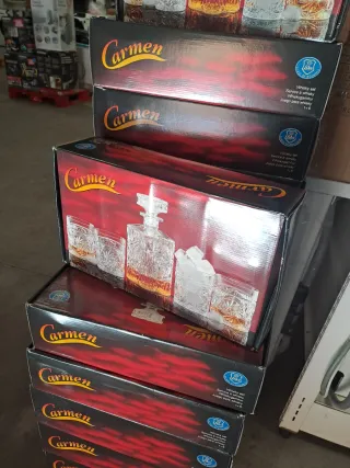 Juego de vasos de whisky Carmen