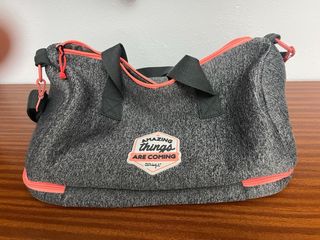 Bolso Mr Wonderful gris y rosa