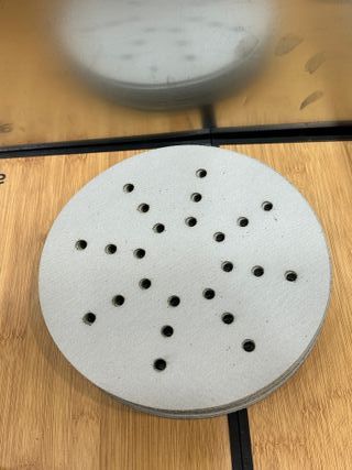 Mirka Iridium Papel de lija Ø 225mm Grano cierre