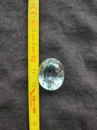 Topacio Multicolor y Rosa Ovalado