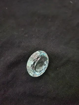 Topacio Multicolor y Rosa Ovalado