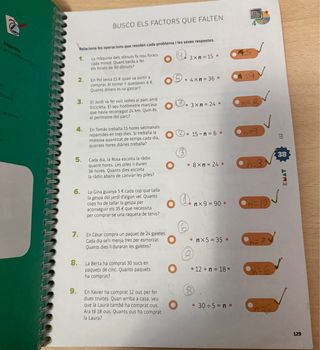 Matemáticas 4 de Primaria EMAT