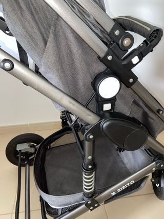 Cochecito Zizito 3 en 1 Gris