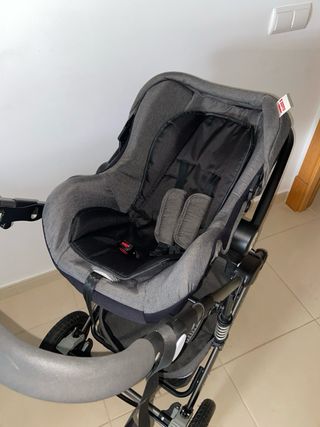Cochecito Zizito 3 en 1 Gris