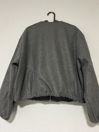 Chaqueta Mango Gris Talla L Nueva