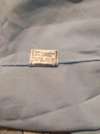 2 Sábanas Bajeras 90cm Azul Claro