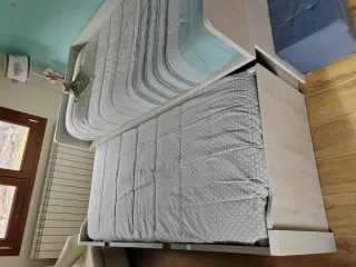 Cama nido con cajones y colchones