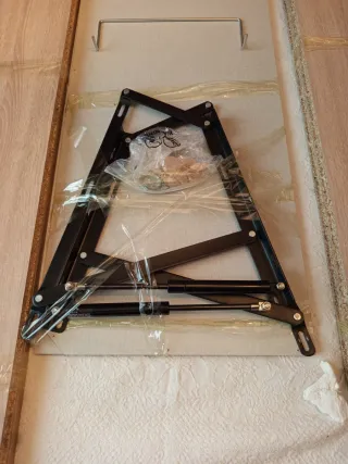 Canapé abatible madera y tela