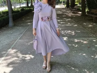 Elegante Vestido Fiesta de Juan Bernal