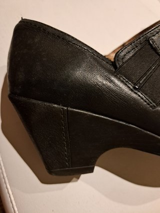 Zapatos de piel negros  talla 39