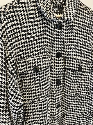 Sobrecamisa tweed Zara