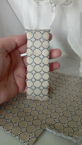 Set Letto Miniatura 1:12 Copriletto e Cuscino