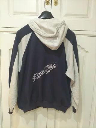 Sudadera Spalding Talla L Azul y Gris