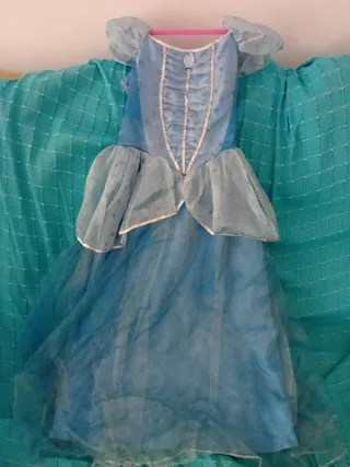 Disfraz azul princesa