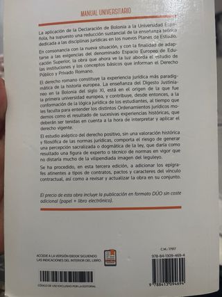 Derecho Romano (Papel + e-book)