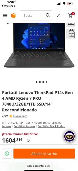 Lenovo ThinkPad Ryzen 7 PRO 32GB RAM