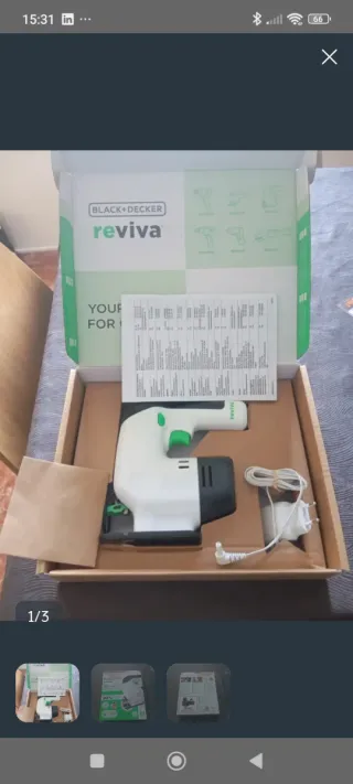 Sierra Caladora Black & Decker Reviva 12V