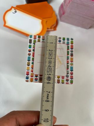 50 etiquetas para colgar productos