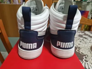 Sneakers Puma alte bianche, blu,grigie