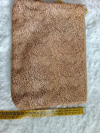 Bolso de piel estampado Mango