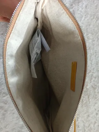 Bolso de piel estampado Mango