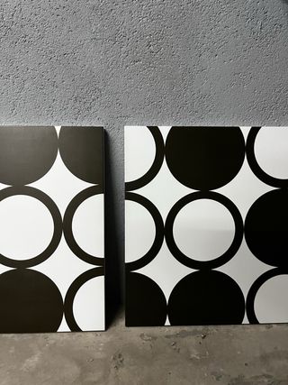 Pack 2 Cuadros Decorativos Círculos