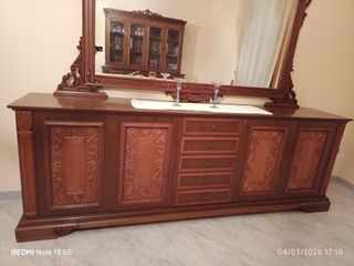 Mobiletto vintage legno e metallo