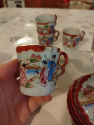 Set tazzine di porcellana giapponese