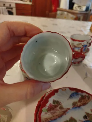 Set tazzine di porcellana giapponese