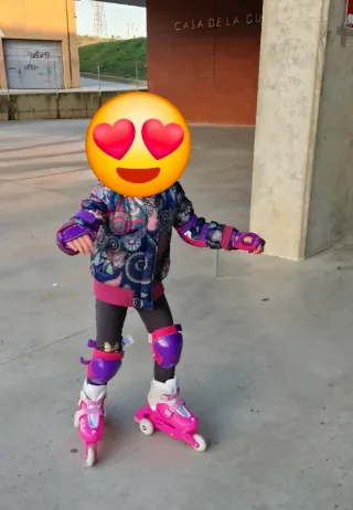 Patines Barbie Niña Talla 27-30 con Caja original