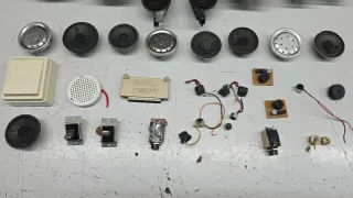 Lote componentes de electrónica.