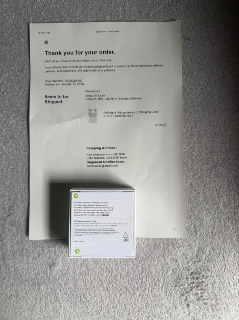 AirPods 4 (4th gen ANC) afbeelding 2