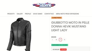 Giacca Hevik Mustang Pelle Donna Tg S
