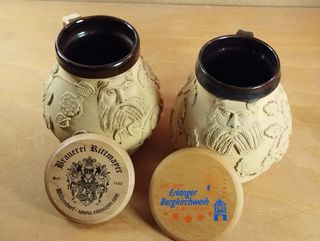 Conjunto de 2 Canecas de Cerveja Alemãs