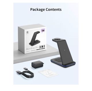 Cargador Inalámbrico 3 en 1 Samsung