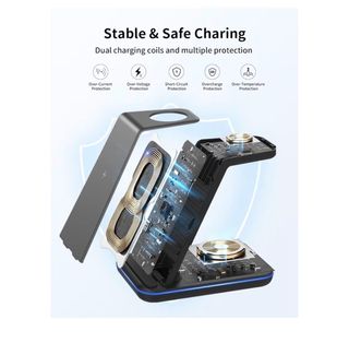 Cargador Inalámbrico 3 en 1 Samsung