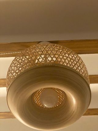 Lámpara de techo ratán Ikea