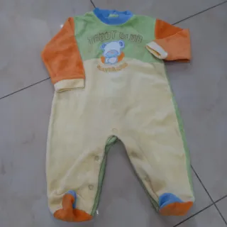 Lotto 4 pigiamini neonato 3/6 mesi