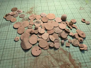 Monedas antiguas variadas