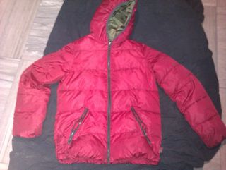 Cazadora plumas BENETTON con capucha CHOLLO!!