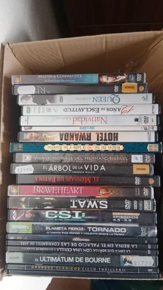 Varias películas, sueltas o pack. A 1€ la unidad