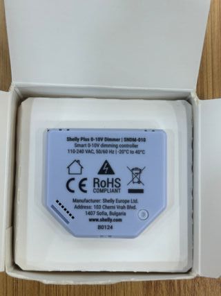 Shelly Plus 0-10V Dimmer - Módulo Regulador