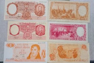 Billetes Antiguos Argentina Varios Valores