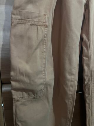 Pantaloni cargo Pull&Bear cotone marrone nocciola