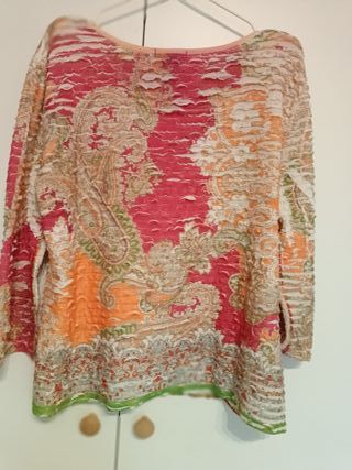 Blusa vintage estampada